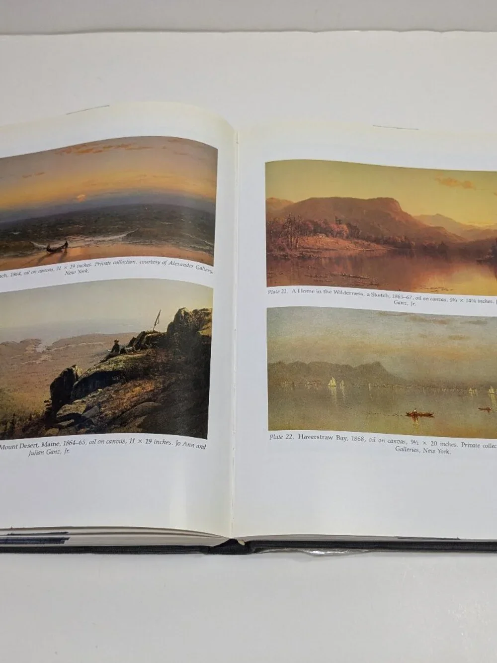 Poetic Landscape Ila Weiss Vintage Hardcover Book Oversize Art Coffee Table